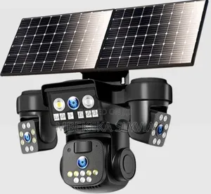 4lens-2 Solar Panels Security Camera-move All Lens On Phone-4g V380pro