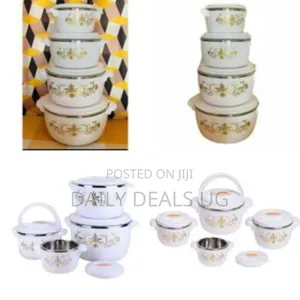4 PCS Flowered Insulated Hot Pot Dishes Food Warmer Casseroles