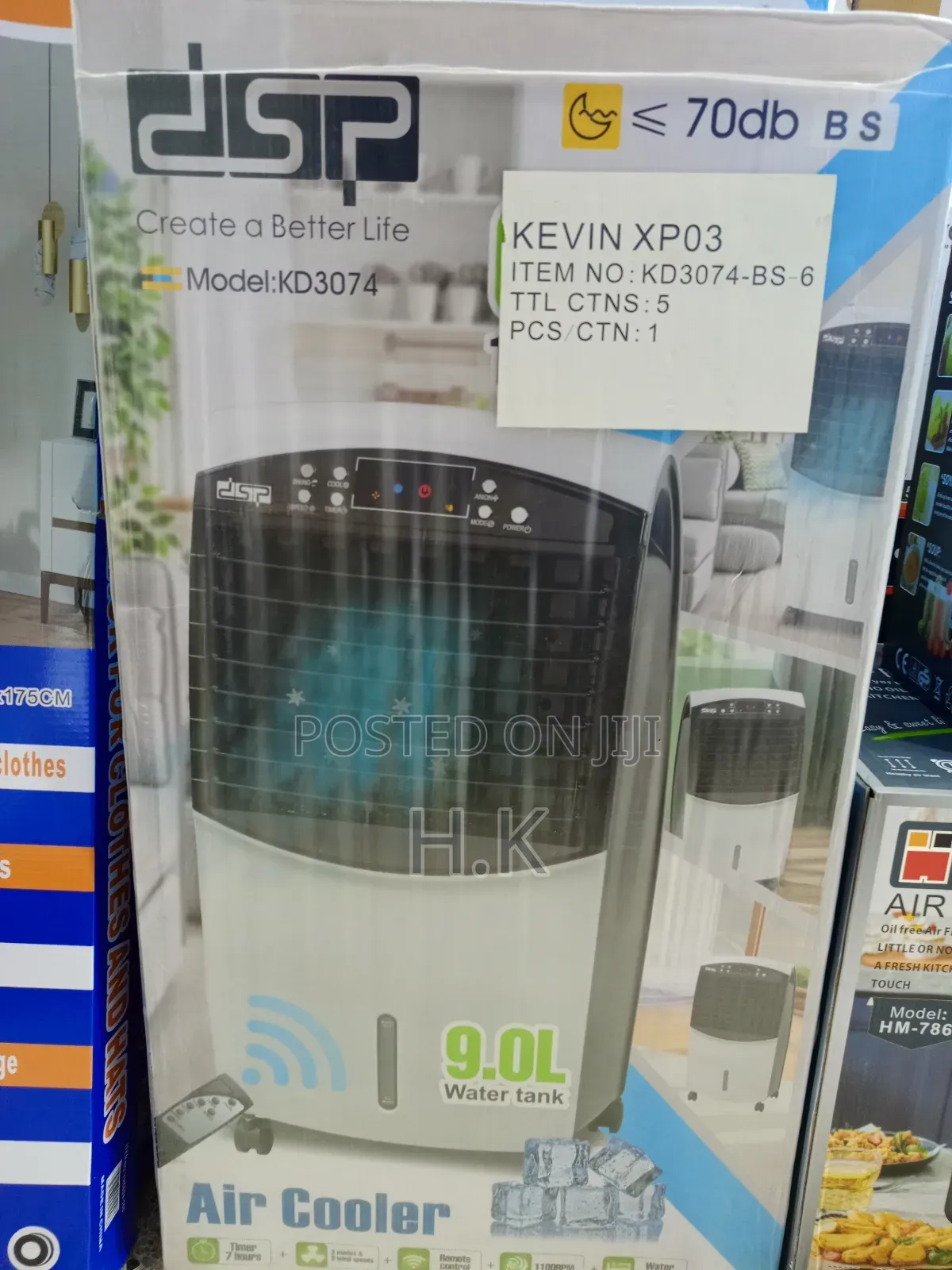 9l DSP Air Cooler, Model Kd3074.