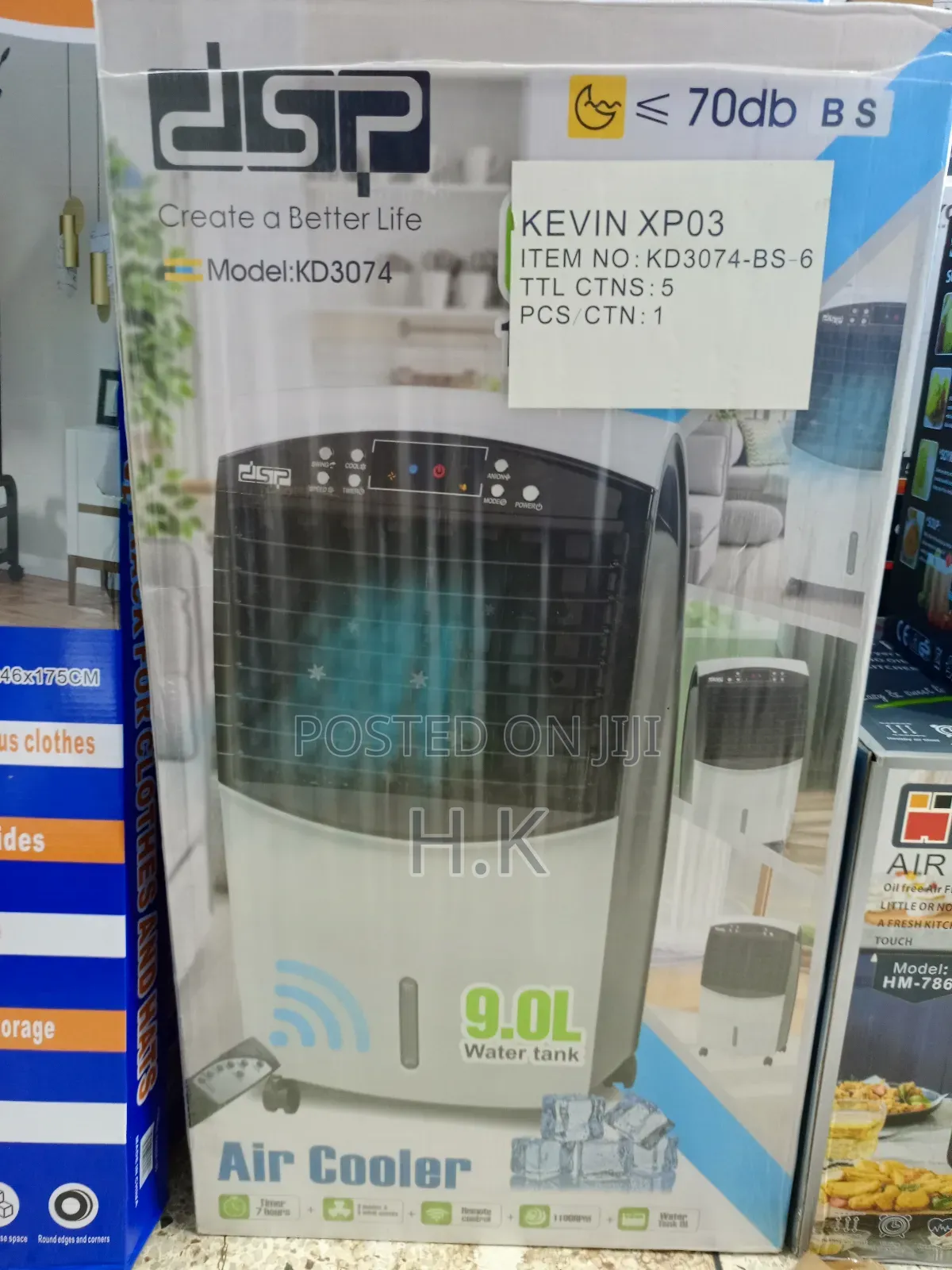 9l DSP Air Cooler, Model Kd3074.