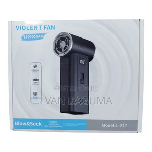 2 in 1 Mini Violet Fan / Vacuum Cleaner / Air Blower