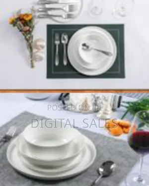 24-Piece Dinnerware Set, Stonewashed Dinner Set for 6 Including Dinner