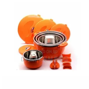 4 Pieces Insulated Hot Pot Dishes-Orange