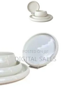 24-Piece Porcelain Serviesset Dinnerware Set, Bavary Chubby Stonewashe