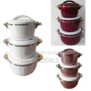 3pc Food Warmer Dishes Thermal Insulation Hot Pot Casserole Lunch Boxe