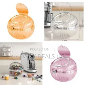 Transparent Spherical Coffee Capsule Holder Tabletop Storage Box