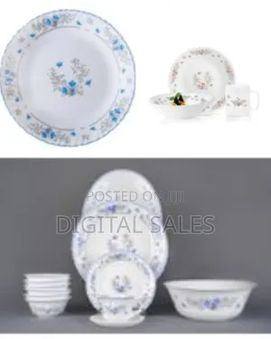 Luminarc Dinner Set 12pc Elizabeth or Alaricia - 4 Cups, 4 Bowls