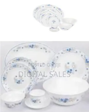Arcopal 38pcs Dinnerware Set 1pc Oval Plate+ 6pcs Dinner Plate+6pc
