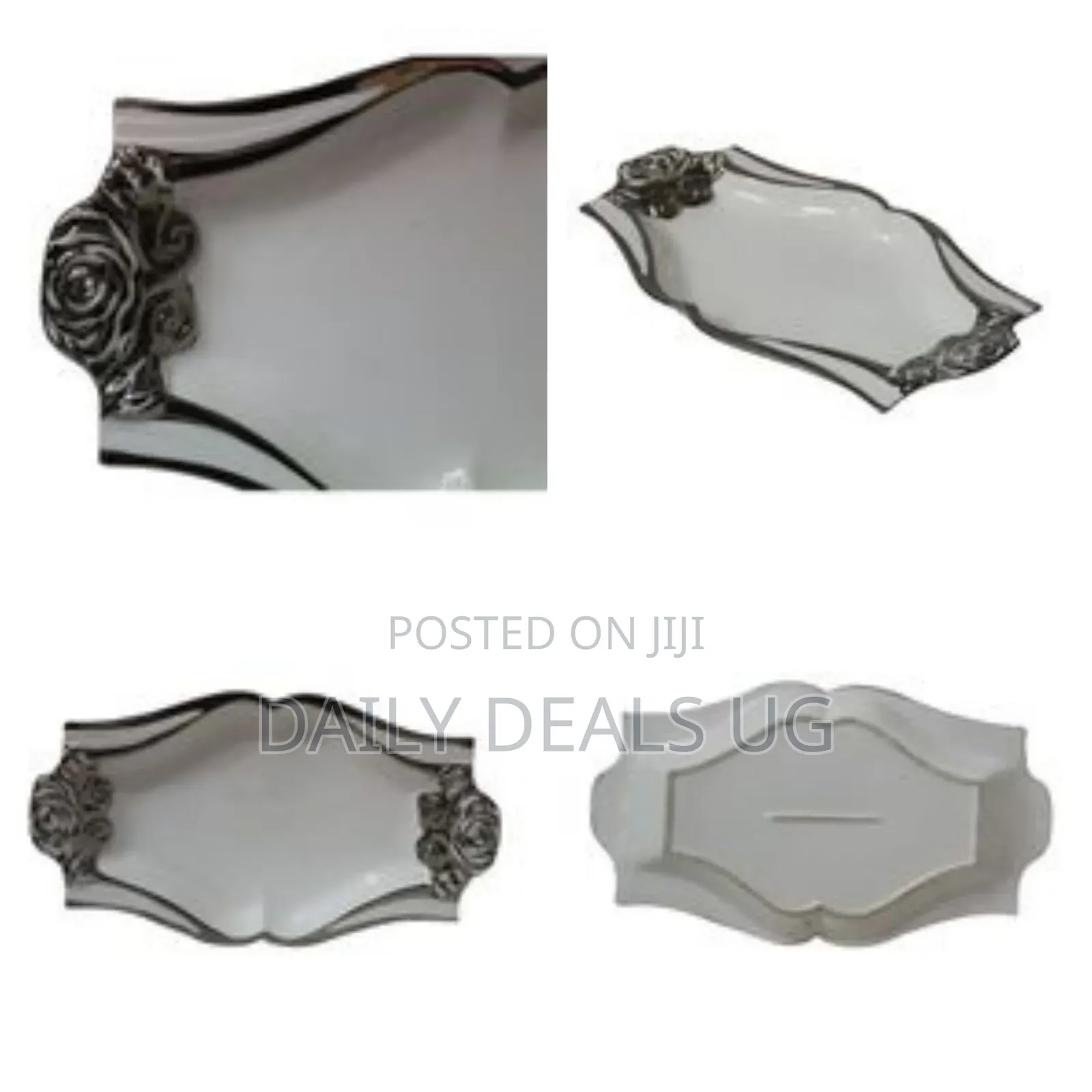 Design Serving Platter - Silver