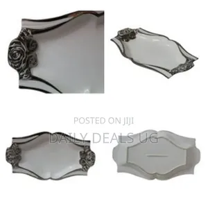 Design Serving Platter - Silver