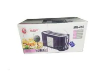 Maier 4 Slice Electric Bread Toaster-Black