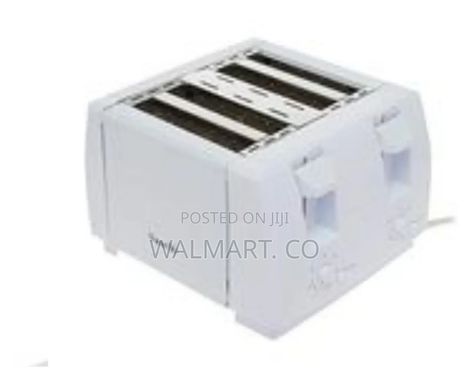 Saachi 4 Slice Stainless Steel Bread Toaster-White