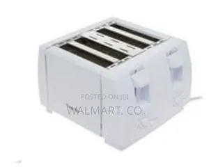 Saachi 4 Slice Stainless Steel Bread Toaster-White