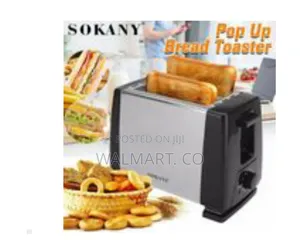 2 Slice Electric Toaster-Silver