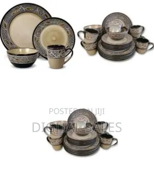 Other 16 Piece Leaf Design Plates, Cups, Bowls Dinner Set