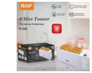 Raf Bread Toaster 4 Slice R265 1200w-White