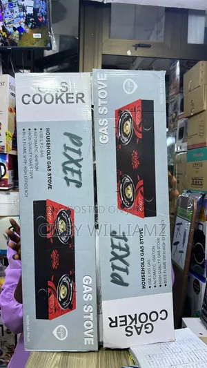 Pixel Double Glass Gas Stove Gas Cooker