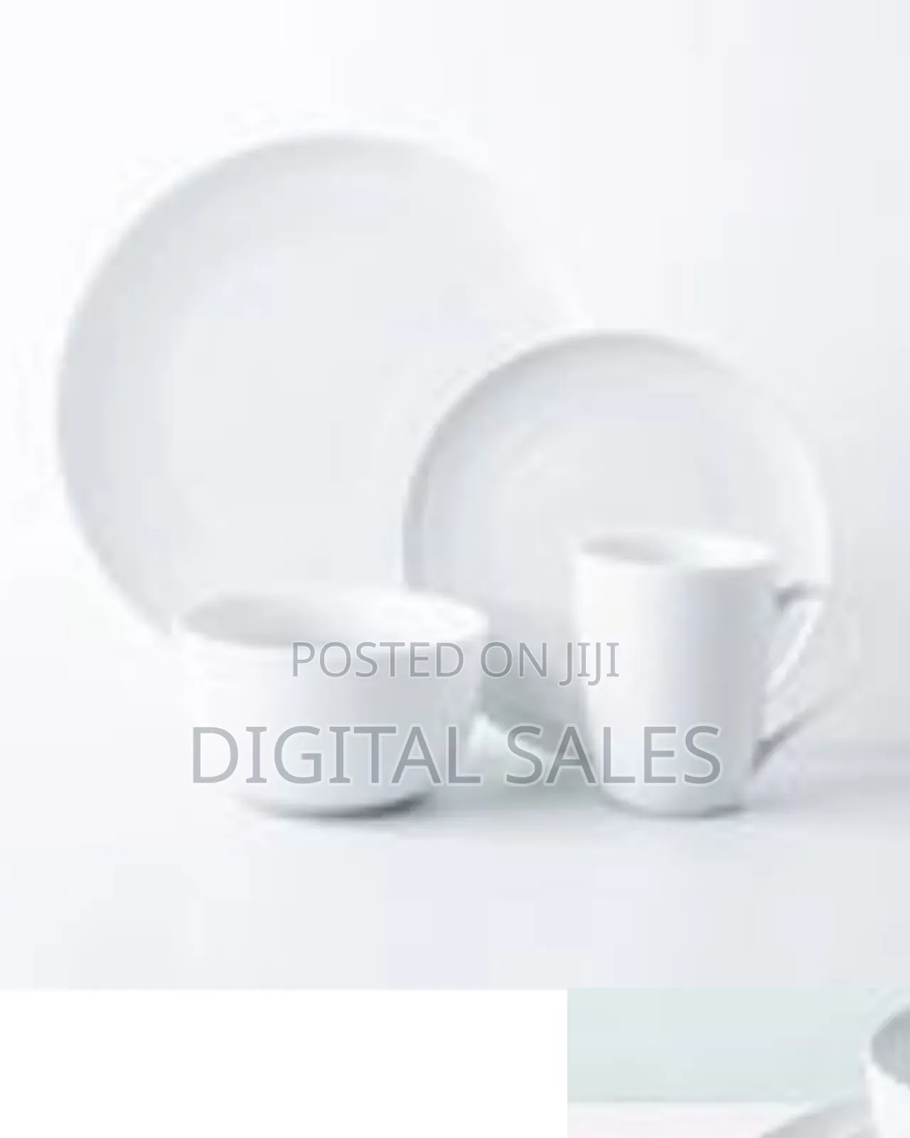 24-Piece Round Ceramic Tableware Dinnerware Set Turquoise Stoneware
