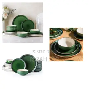 18pc Ceramic Crockery Dinnerware Sets Plates Side Plates