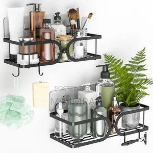 Rose Shower Caddy Shelves, Bathroom Storage Shower Shampoo Holder