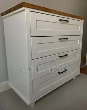 Chest of Drawers in White and Brown