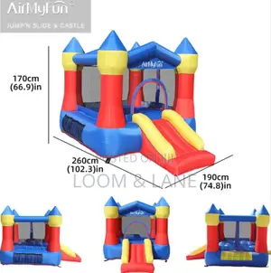 Inflatable Bounce House With Slide