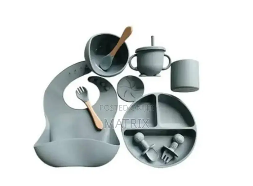 Baby Silicone Feeder Set - Multicolour