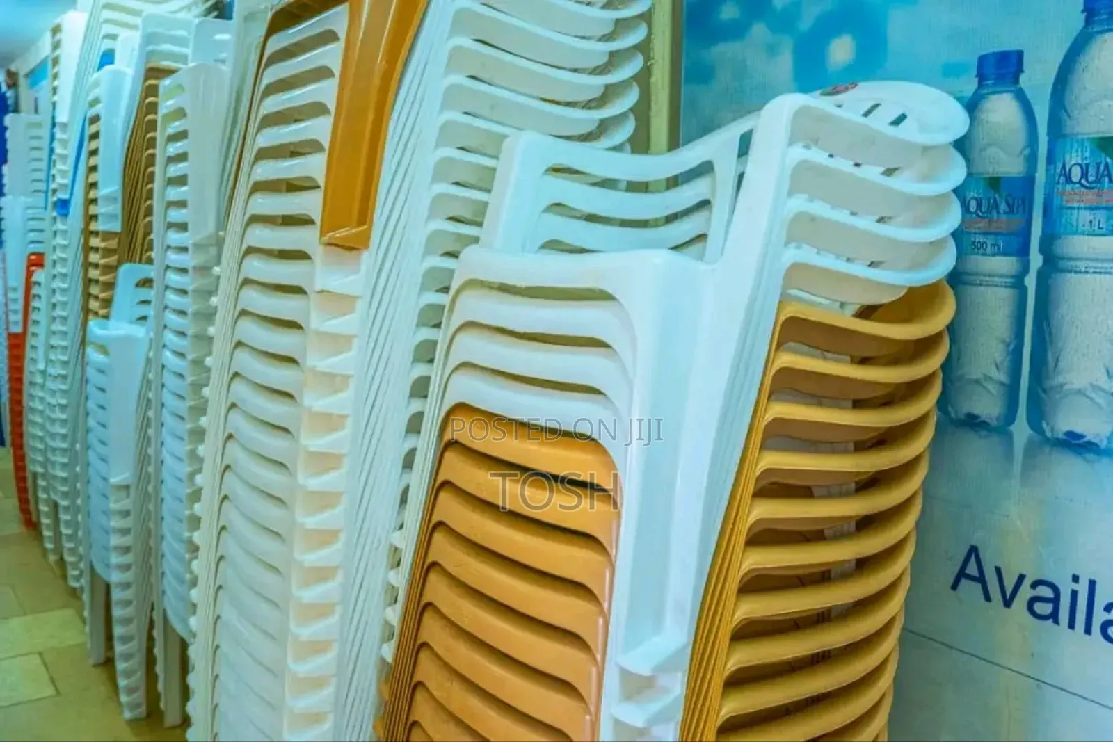 Plastic Armed and Armless Chairs