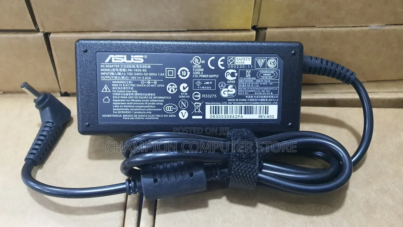 Asus( 4.0mm X 1.35mm) Medium Pin Charger 65w 19v 3.42a