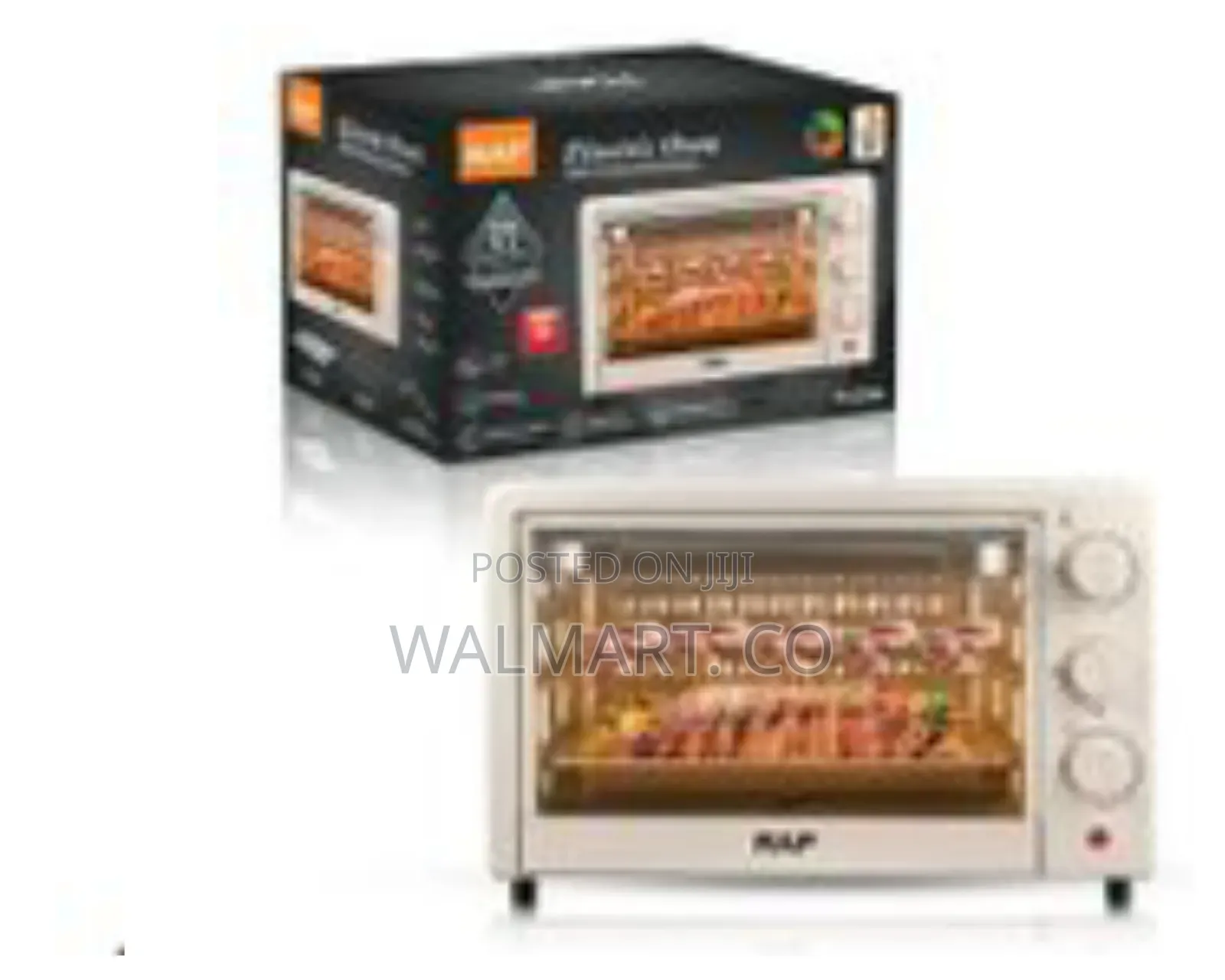 Raf 24 Litres Electric Oven Wt Time Temperature Control Rotary Button