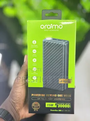 Oraimo Power Box 300 Lit 30000mah Power Bank 15w With Torch