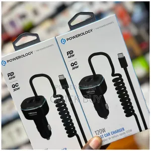 Powerology 120w Fast Car Charger-