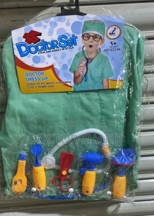 Brand New Children Nurse Doctors Dress Up Costume Set