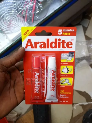 Araldite 5 Minutes Rapid, a High-Performance, Two-Part Epoxy Adhesive.