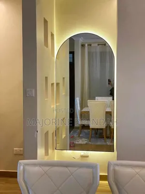 Oval Shaped Glass Mirror