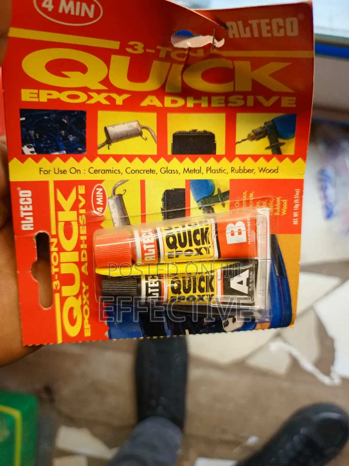 Quick Epoxy Adhesive.