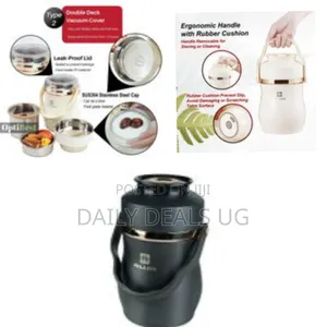 Ailijin 2litres Food Flask Thermal Lunch Bento Box, Vacuum Insulated