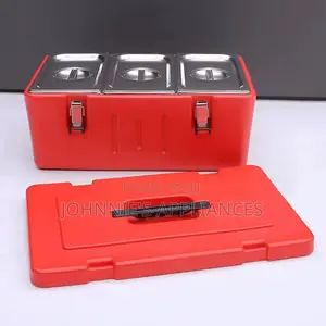 3-Compartment Insulated Food Warmer Carrier Box