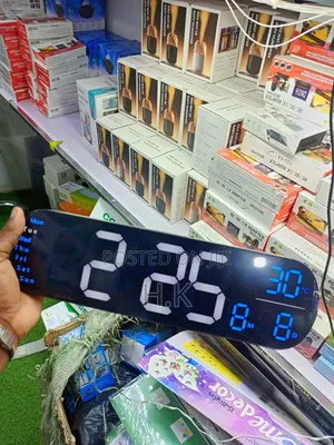 Digital Wall Clock With Remote Control 13.7’’,