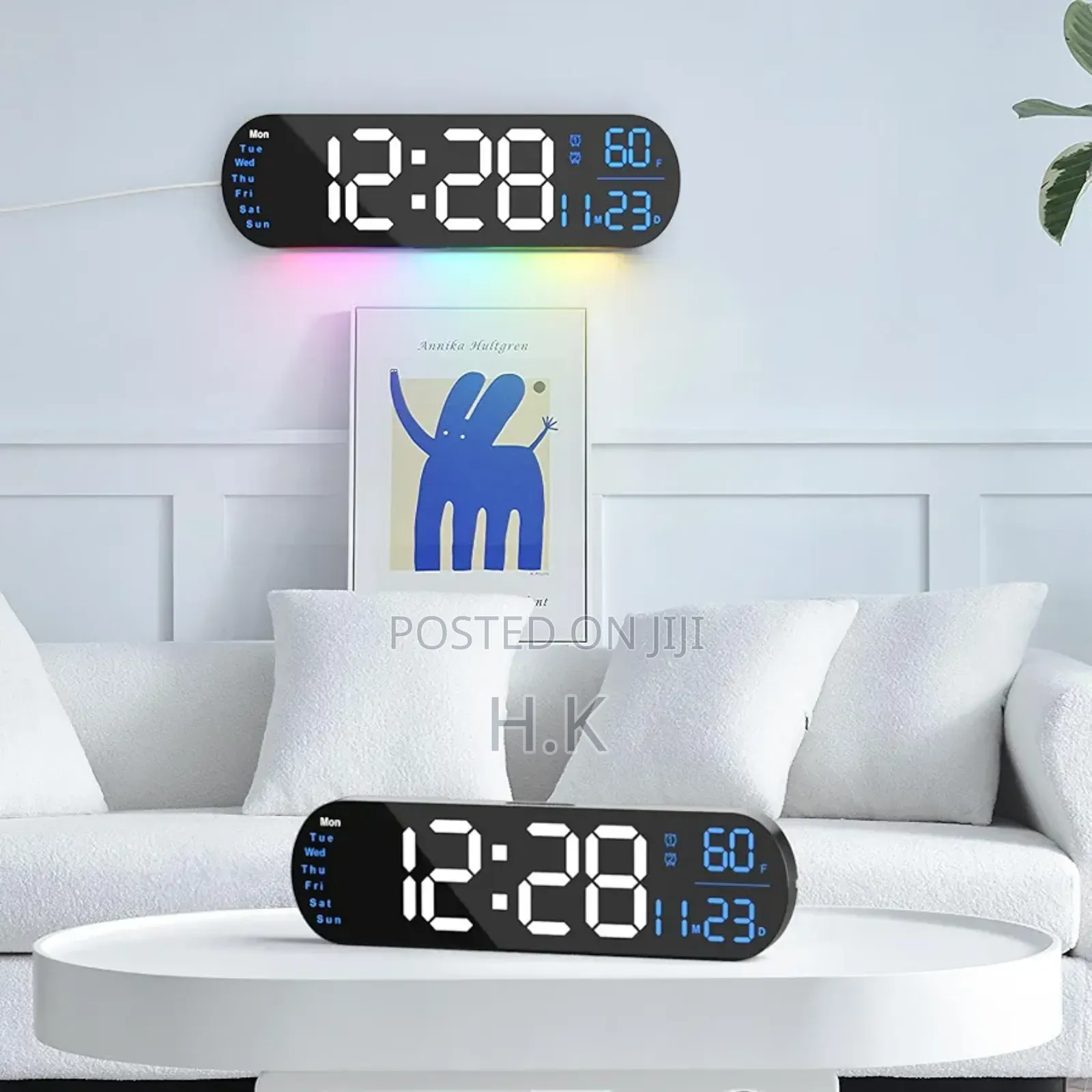 Digital Wall Clock