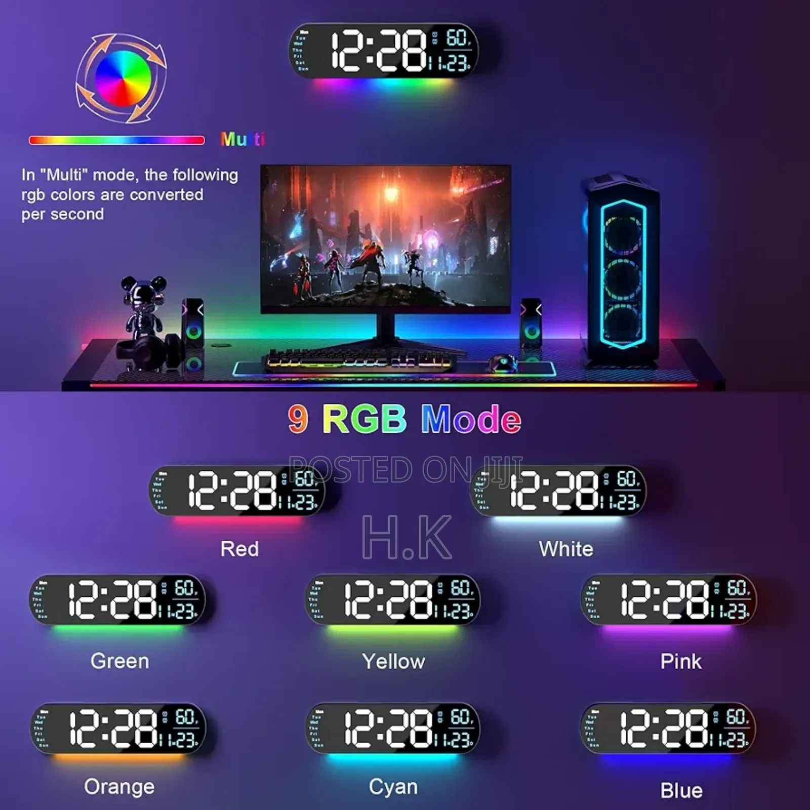 Digital Wall Clock