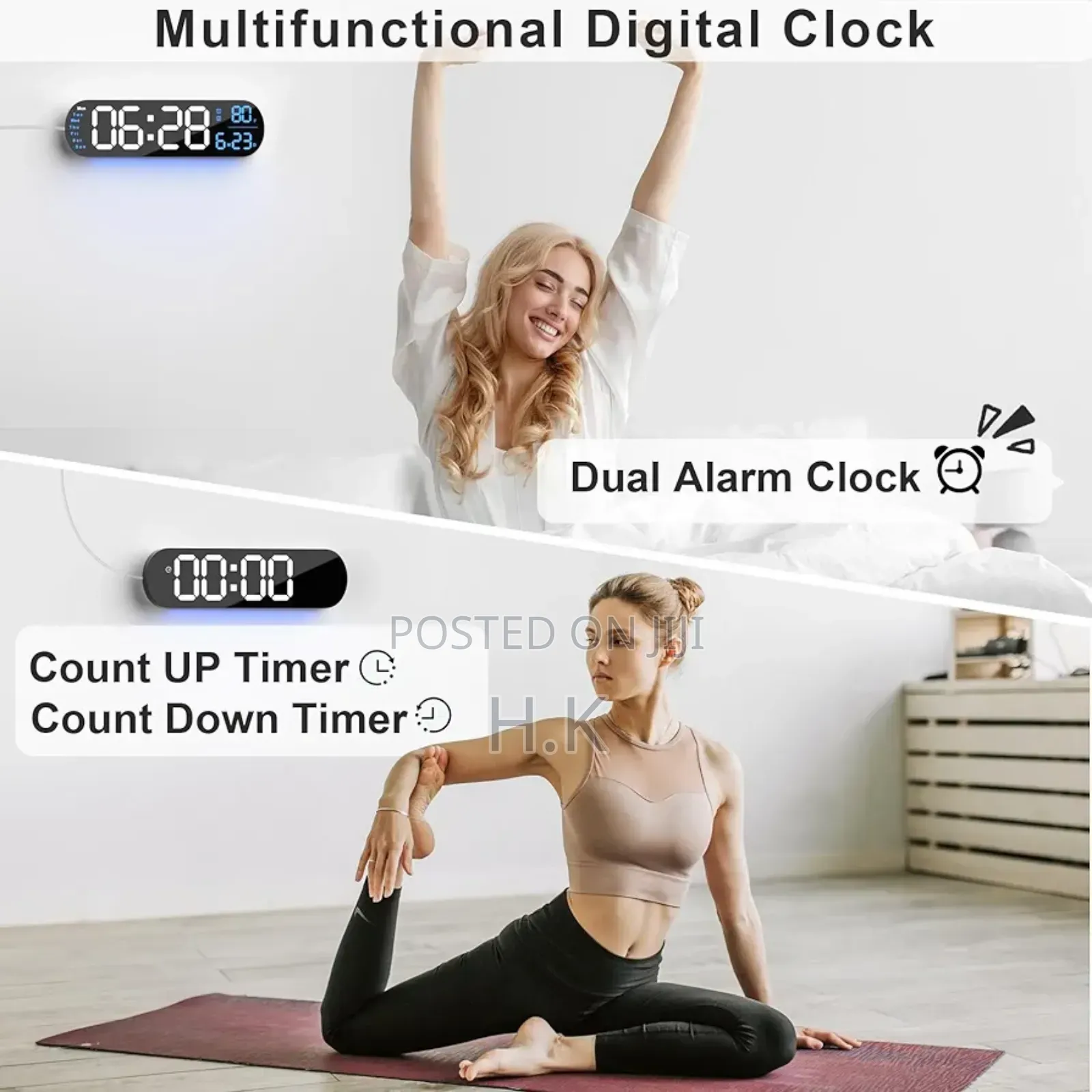 Digital Wall Clock