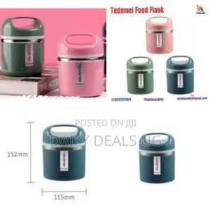 Tedemei Stainless Steel Food Flask Insulated-Airtight- Leak Proof