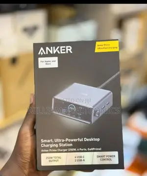 Anker Prime Charger 250w Gan Prime Usb Charging Station