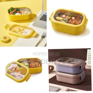 Portable 1000ml Stainless Steel Insulated Bento Lunch Box Little Duck