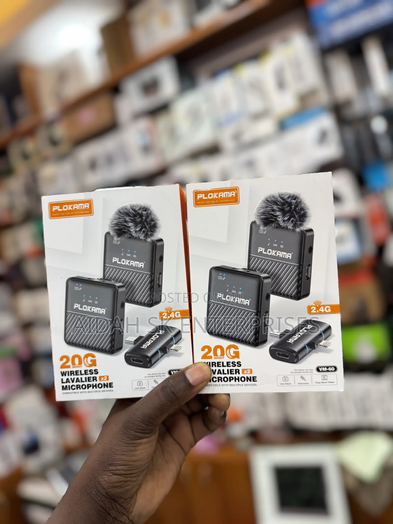 Plokama Vm-60 Wireless Lavalier X2 Microphone