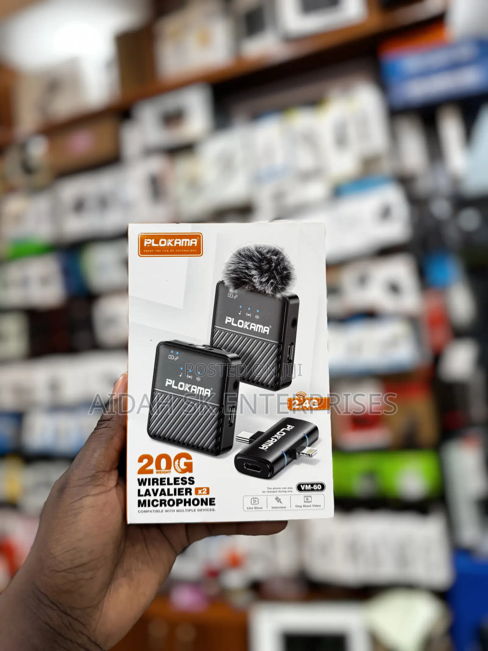Plokama Vm-60 Wireless Lavalier X2 Microphone