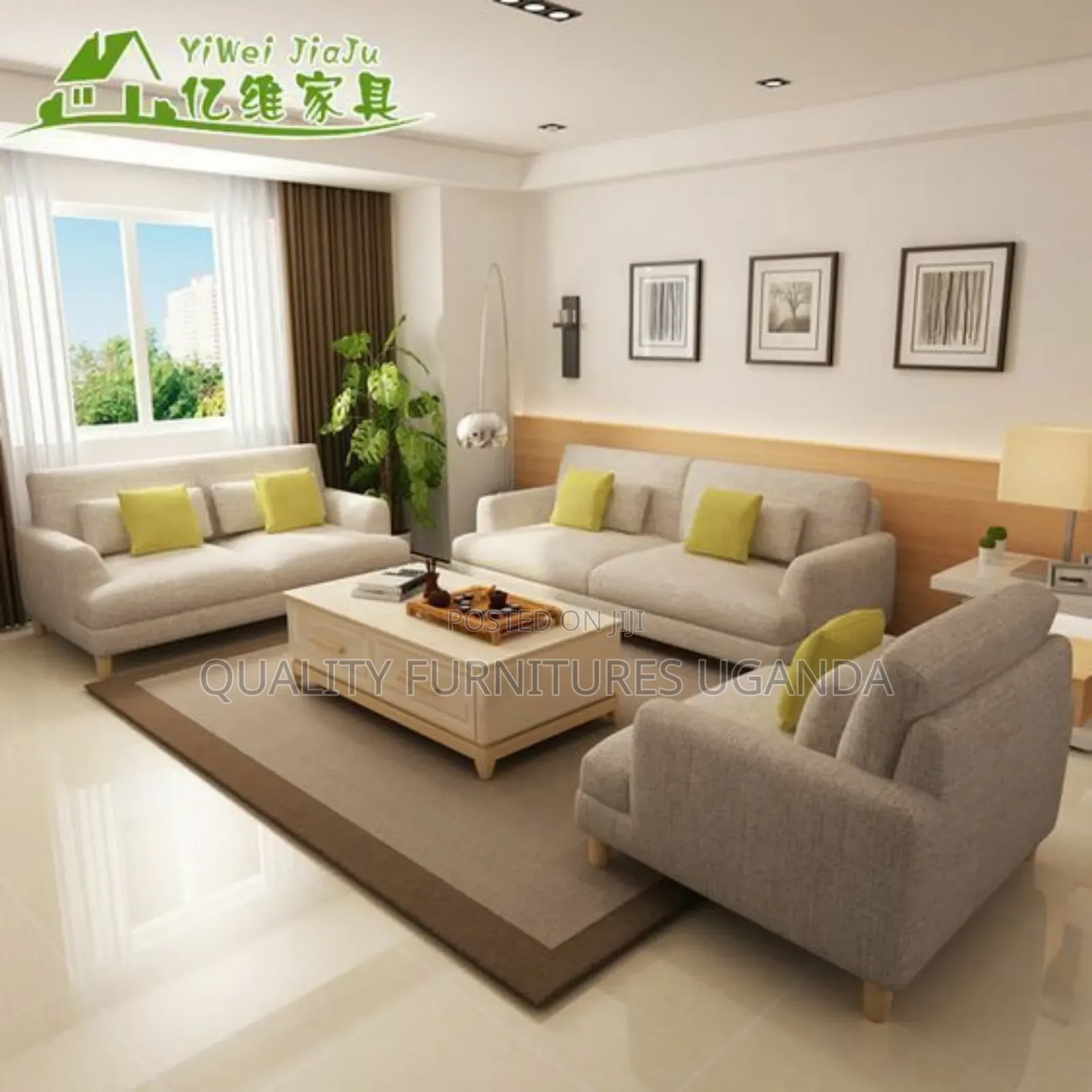 Luxury 6 Seater Living Room Sofa Set