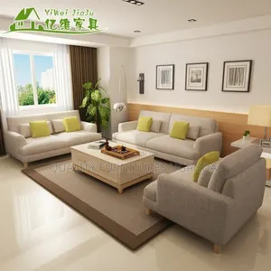 Luxury 6 Seater Living Room Sofa Set
