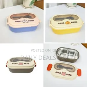 Portable 2 Compartment Insulated Lunch Box Stainless Steel Tiffin